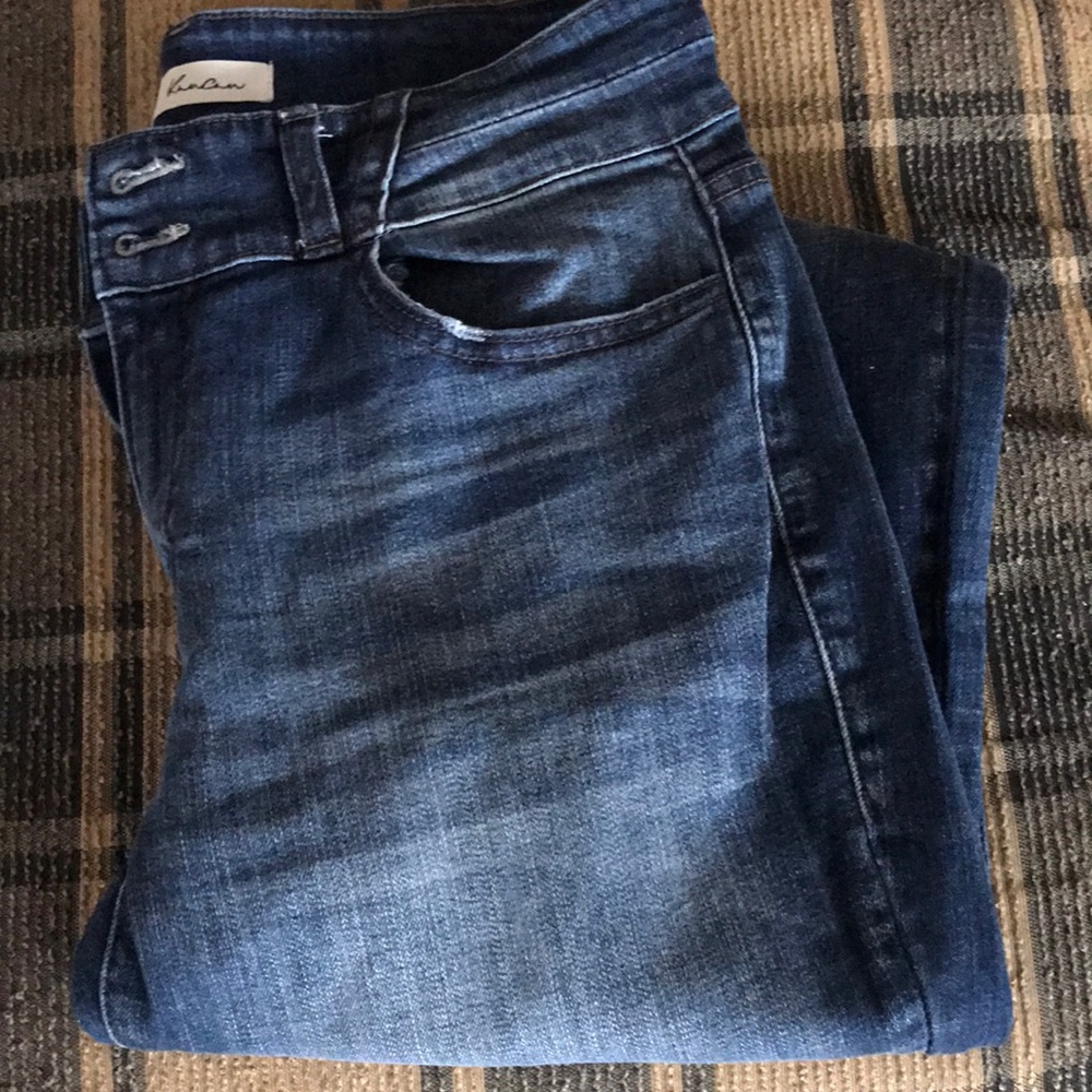 Kancan double button skinny jeans